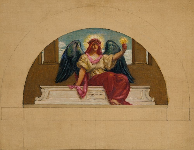 Picture of SKETCH FOR THE MURAL AT OBERLIN COLLEGE, THE SPIRIT OF SELF-SACRIFICING LOVE 1914