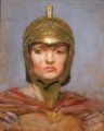 Picture of STUDY FOR MURAL FOR APPELLATE COURT BUILDING, NEW YORK;STATUTE LAW, HELMET FOR FIGURE OF FORCE 1899