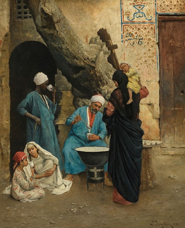 Picture of A REFRESHING DRINK 1891