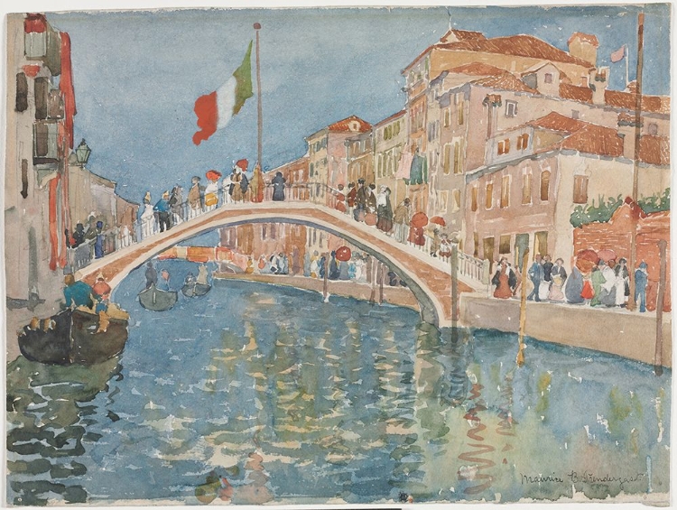 Picture of A BRIDGE IN VENICE 1899