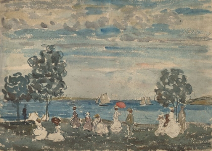 Picture of FIGURES ON A BEACH 1910