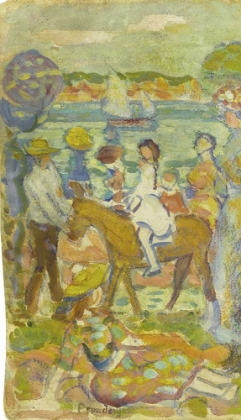 Picture of GROUP OF FIGURES WITH DONKEY 1915