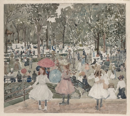Picture of THE MALL, CENTRAL PARK 1900