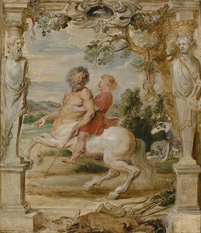 Picture of ACHILLES EDUCATED BY THE CENTAUR CHIRON 1630