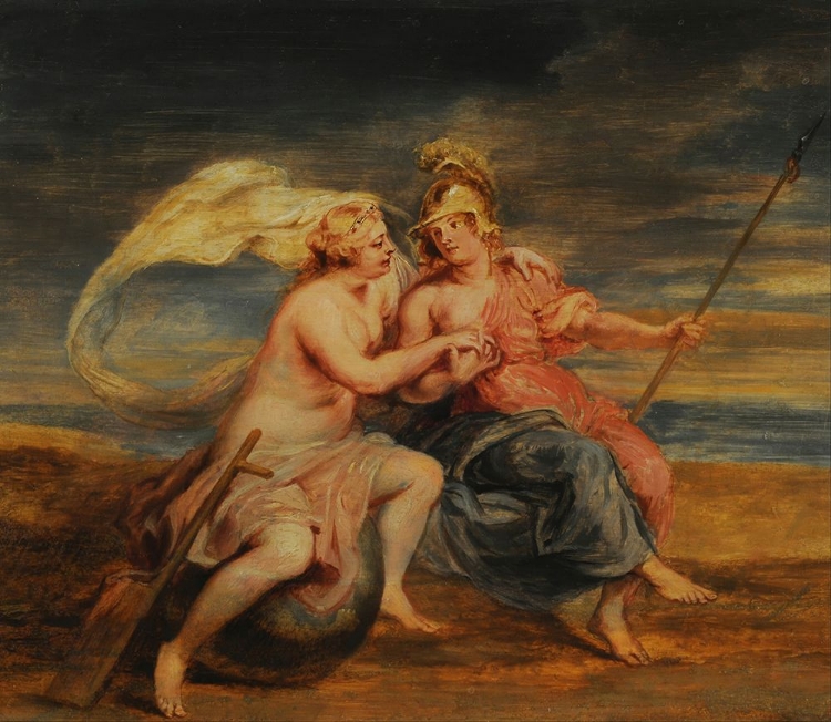 Picture of ALLEGORY OF FORTUNE AND VIRTUE 17TH CENTURY