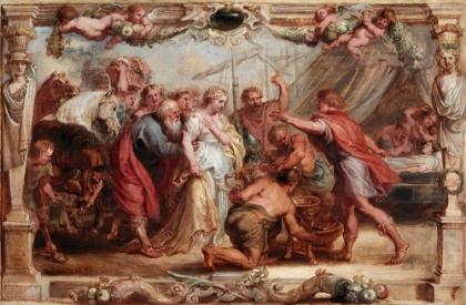 Picture of BRISEIS GIVEN BACK TO ACHILLES 1630