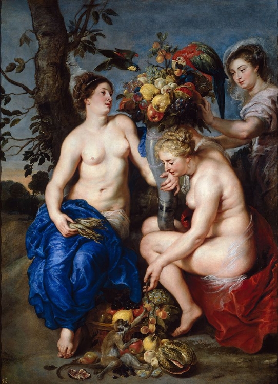 Picture of CERES WITH TWO NYMPHS 1624