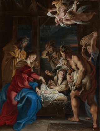Picture of THE ADORATION OF THE SHEPHERDS 1609