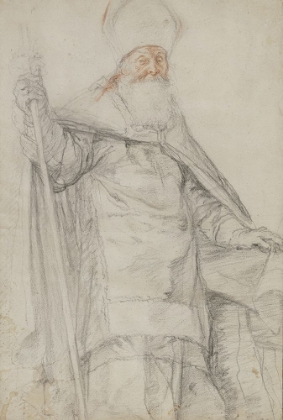 Picture of A BISHOP IN FULL VESTMENTS