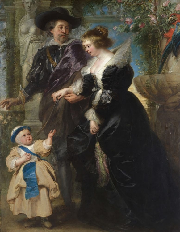 Picture of RUBENS, HIS WIFE HELENA FOURMENT, AND THEIR SON FRANS 1635