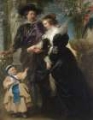 Picture of RUBENS, HIS WIFE HELENA FOURMENT, AND THEIR SON FRANS 1635