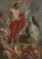 Picture of SAINT TERESA OF AVILA INTERCEDING FOR BERNARDINO DE MENDOZA IN PURGATORY 1630
