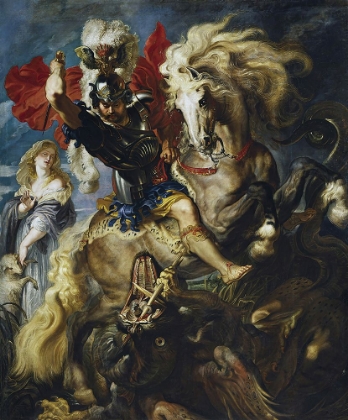 Picture of ST GEORGE BATTLES THE DRAGON 1606
