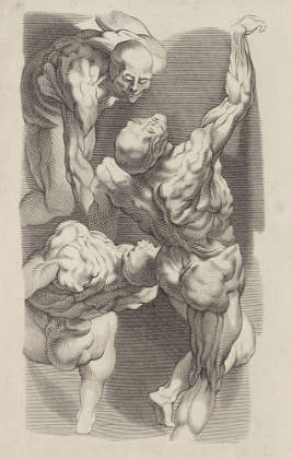 Picture of STUDY OF THREE NAKED MEN