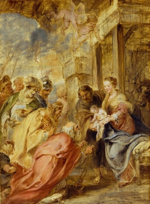 Picture of THE ADORATION OF THE MAGI 1633