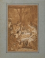 Picture of THE ADORATION OF THE SHEPHERDS 1613 BORDER