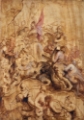 Picture of THE ASCENT TO CALVARY. THE BEARING OF THE CROSS 1634