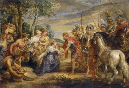 Picture of THE MEETING OF DAVID AND ABIGAIL 1630