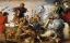Picture of WOLF AND FOX HUNT 1616