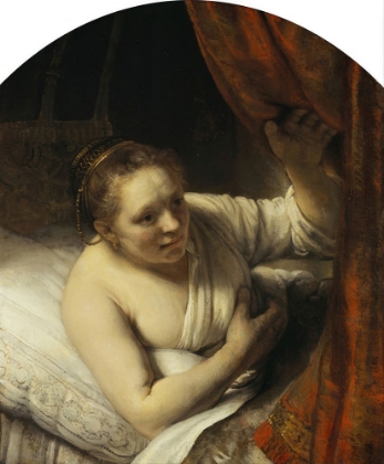 Picture of A WOMAN IN BED 1645