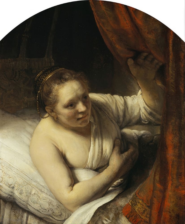 Picture of A WOMAN IN BED 1645