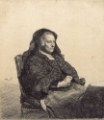 Picture of AN ELDERLY WOMAN REMBRANDTS MOTHER SEATED AT A TABLE 1631