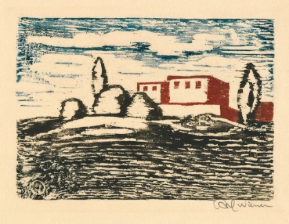 Picture of OHNE TITEL HAUS IN LANDSCHAFT 1930