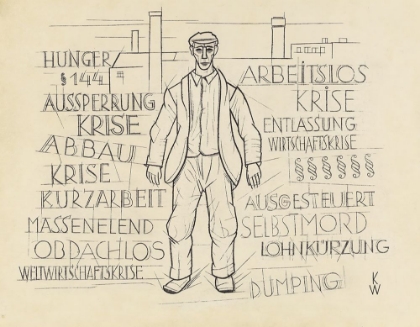 Picture of OHNE TITEL HUNGER WELTWIRTSCHAFTSKRISE ARBEITSLOS 1933