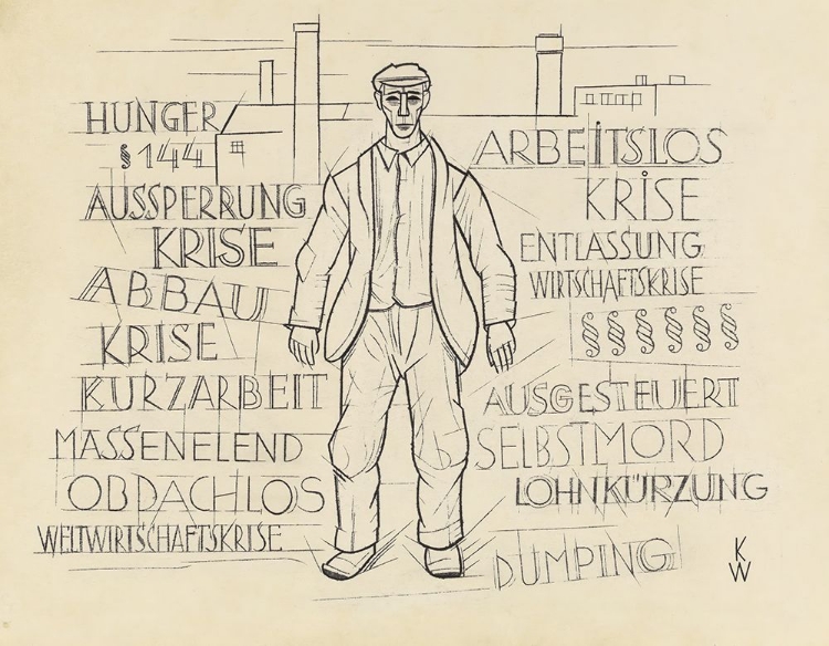 Picture of OHNE TITEL HUNGER WELTWIRTSCHAFTSKRISE ARBEITSLOS 1933