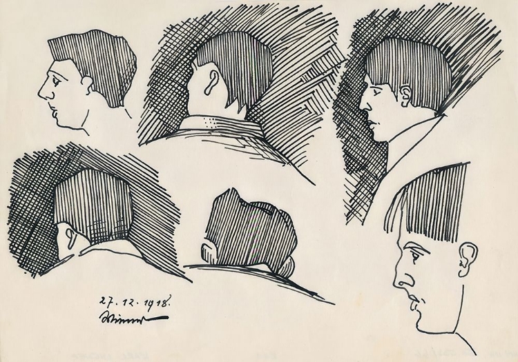 Picture of OHNE TITEL KOPFE 1918