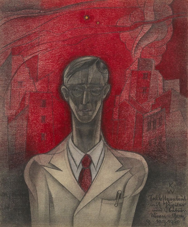 Picture of SELBSTPORTRAT MIT JUPITER UND SATURN 1940