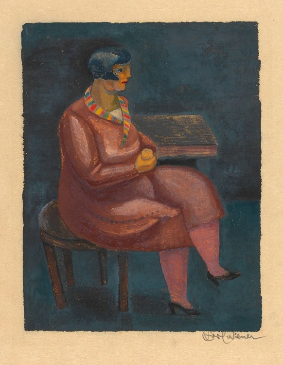 Picture of SITZENDE FRAU 1930