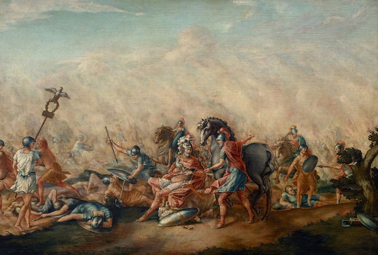 Picture of THE DEATH OF PAULUS AEMILIUS AT THE BATTLE OF CANNAE 1773