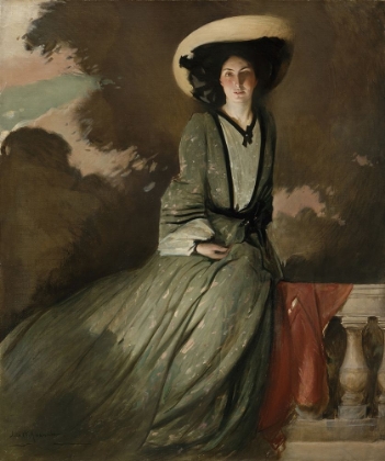Picture of PORTRAIT OF MRS JOHN WHITE ALEXANDER CA 1902