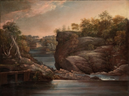 Picture of NORWICH FALLS OR THE FALLS OF THE YANTIC AT NORWICH 1806