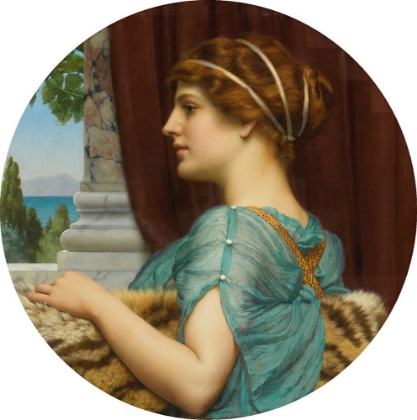 Picture of A POMPEIAN LADY 1904
