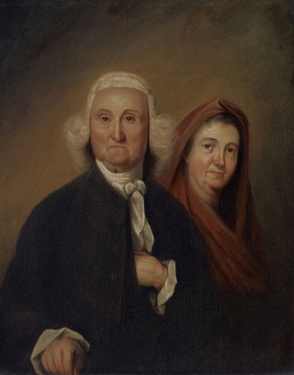 Picture of GOVERNOR JONATHAN TRUMBULL, SR. AND MRS. TRUMBULL, FAITH ROBINSON 1783