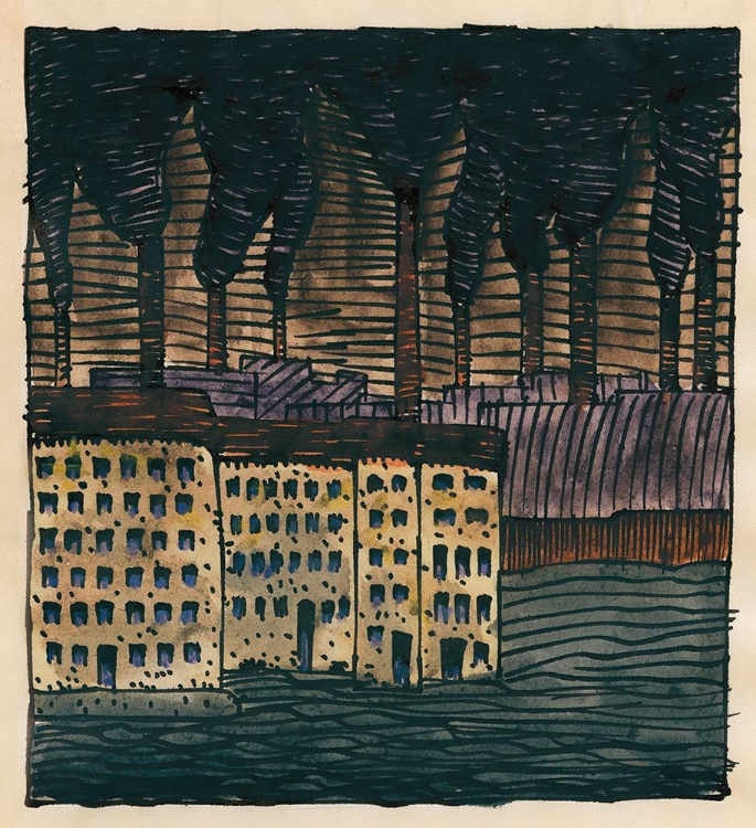 Picture of KOMPOSITION AUS PFLASTER UND WIESE I 1924