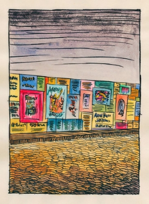 Picture of KOMPOSITION AUS PFLASTER UND WIESE IV 1924