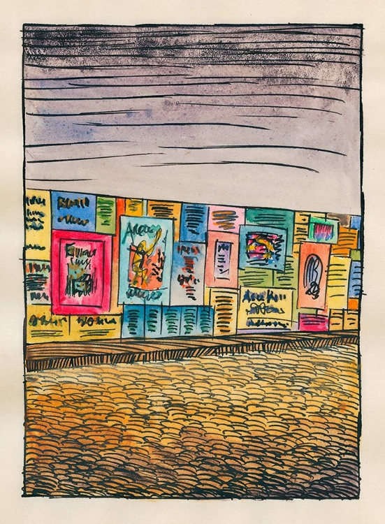 Picture of KOMPOSITION AUS PFLASTER UND WIESE IV 1924