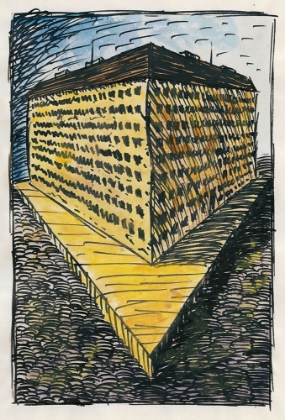 Picture of KOMPOSITION AUS PFLASTER UND WIESE VI 1924