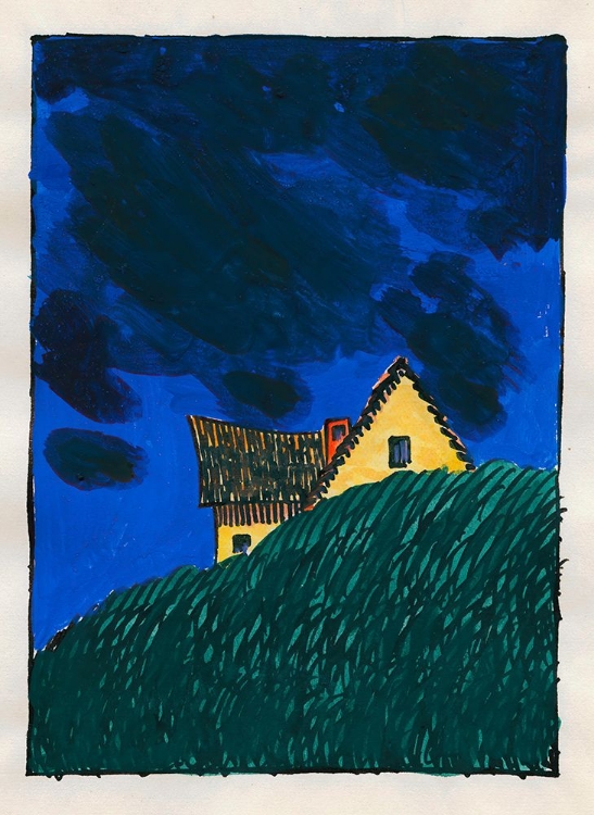 Picture of KOMPOSITION AUS PFLASTER UND WIESE XIX 1924