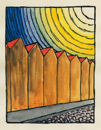 Picture of KOMPOSITION AUS PFLASTER UND WIESE XX 1924