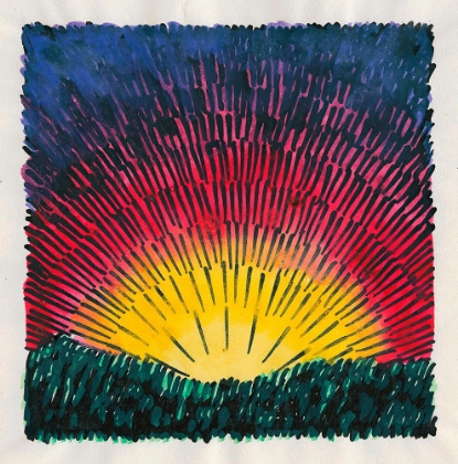 Picture of KOMPOSITION AUS PFLASTER UND WIESE XXI 1924