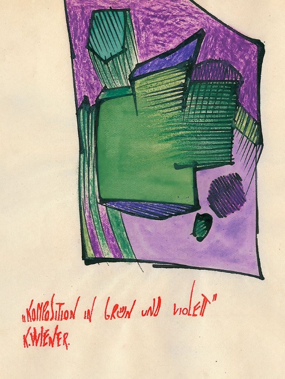 Picture of KOMPOSITION IN GRUN UND VIOLETT 1921