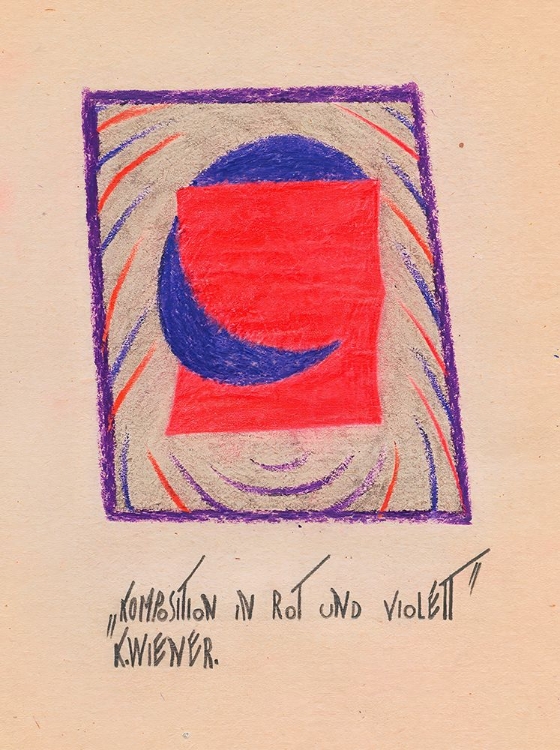 Picture of KOMPOSITION IN ROT UND VIOLETT 1921
