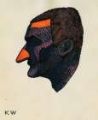 Picture of KOPFSTUDIE AUS PROFILE 10 BLATTER GRAZ II 1924