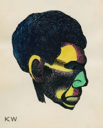 Picture of KOPFSTUDIE AUS PROFILE 10 BLATTER GRAZ VI 1924