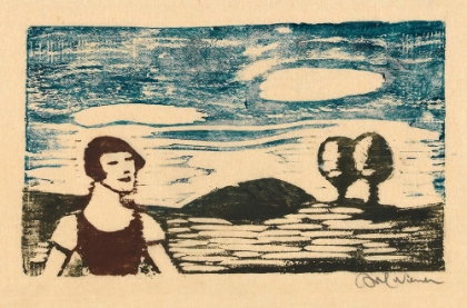 Picture of LANDSCHAFT MIT FRAU 1930