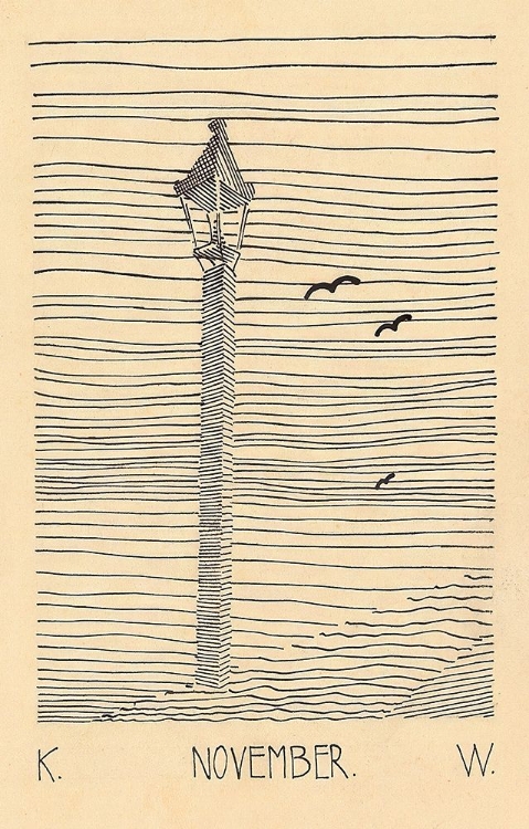 Picture of LATERNE UND DREI VOGEL 1920